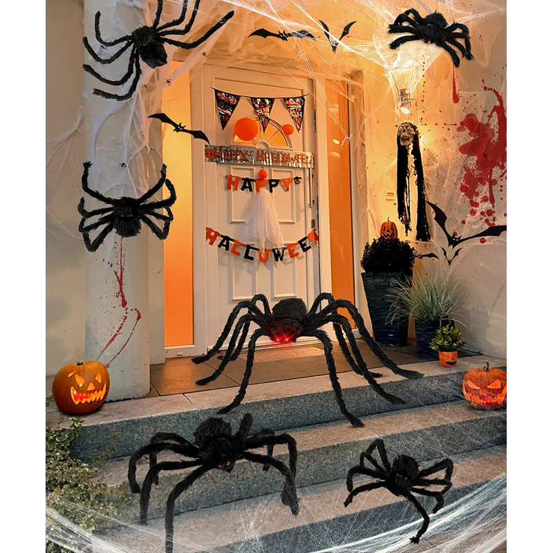 Fake spiders for halloween hotsell